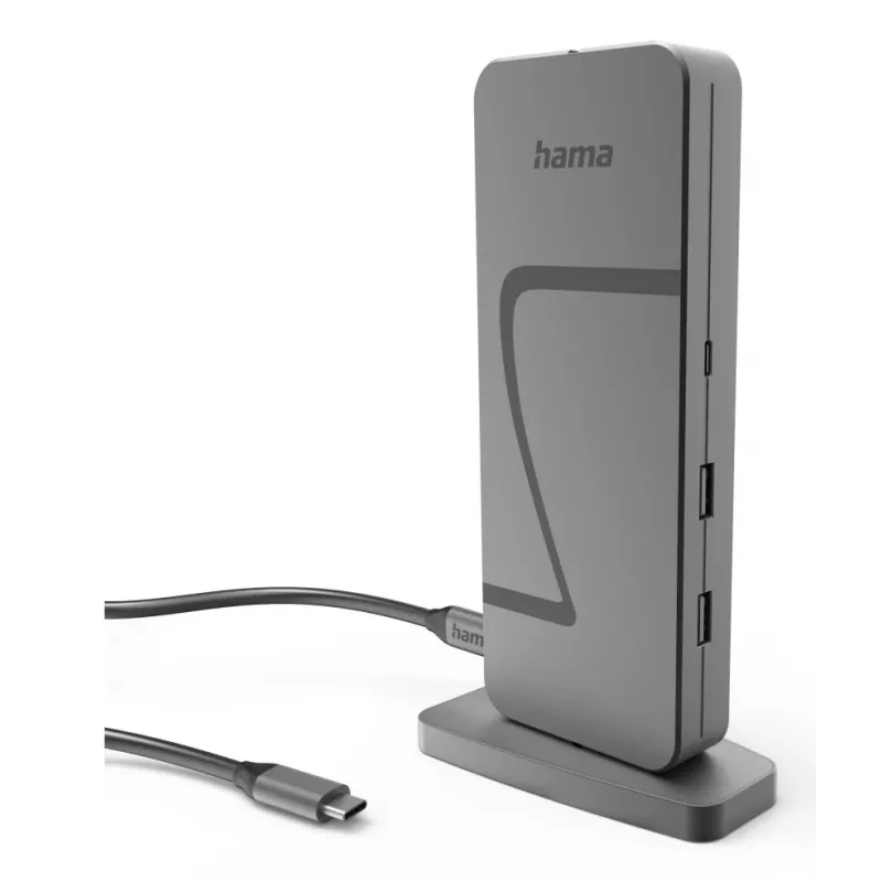 Hama Connect2Office Speed USB 3.2 Gen 1 (3.1 Gen 1) Type-C 40000 Mbit/s Antracīta
