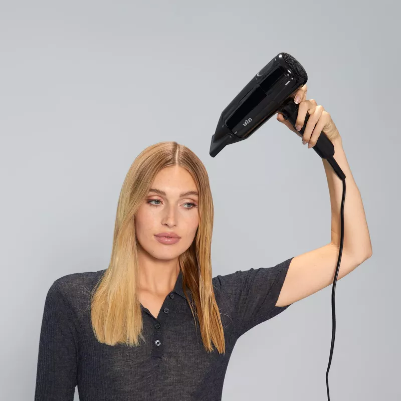 Matu žāvētājs BRAUN BRHD150E 1500W kompakts dizains, 1500 W, salokāms rokturis