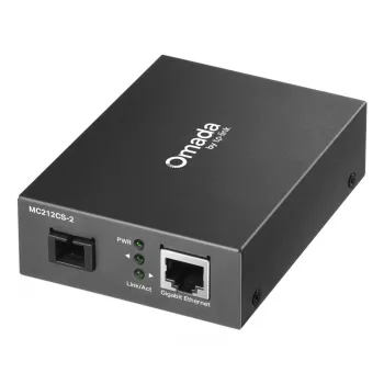 Tīkla multivides pārveidotājs TP-Link Omada MC212CS-2 — vienmoda SC/UPC, 1x RJ-45 Gigabit, 1550 nm, 1 Gbps, 2 km