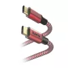 Hama Reflective USB kabelis USB 2.0 1.5 m USB C sarkans