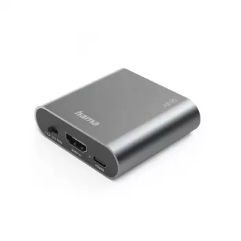 Audio Splitter Hama 00205100 Sudrabains HDMI 3.5mm