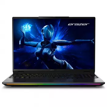 ERAZER Beast 16 X1 Ultimate Intel Core Ultra 9 275HX klēpjdators 40,6 cm (16 collu) Quad HD+ 32 GB DDR5-SDRAM 2 TB SSD NVIDIA GeForce RTX 5080 Wi-Fi 6E (802.11ax) Windows 11 Home ASV angļu valoda Melns