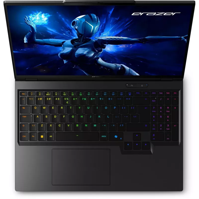 ERAZER Beast 16 X1 Ultimate Intel Core Ultra 9 275HX klēpjdators 40,6 cm (16 collu) Quad HD+ 32 GB DDR5-SDRAM 2 TB SSD NVIDIA GeForce RTX 5080 Wi-Fi 6E (802.11ax) Windows 11 Home ASV angļu valoda Melns