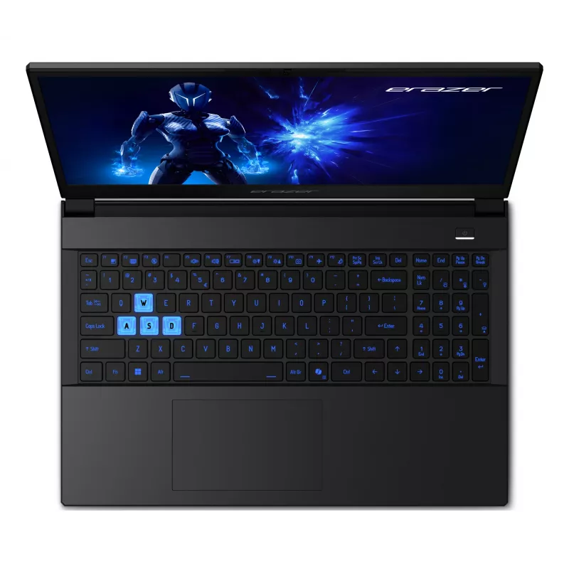 ERAZER Deputy 15 P1 MD62761 Intel Core 7 250H klēpjdators 39,6 cm (15,6 collu) Full HD 16 GB DDR5-SDRAM 1 TB SSD NVIDIA GeForce RTX 5060 Wi-Fi 6E (802.11ax) Windows 11 Home ASV angļu Melns