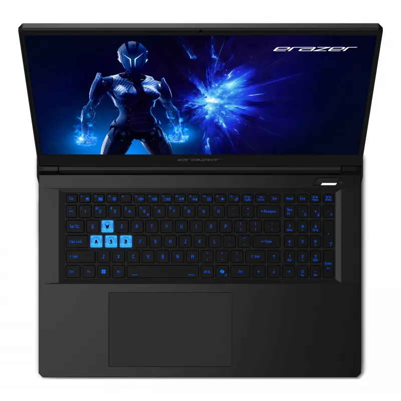 ERAZER Defender 17 P1 MD62756 Intel® Core™ i7 i7-13620H klēpjdators 43,9 cm (17,3 collas) Full HD 32 GB DDR5-SDRAM 2 TB SSD NVIDIA GeForce RTX 5060 Wi-Fi 6E (802.11ax) Windows 11 Home Melns
