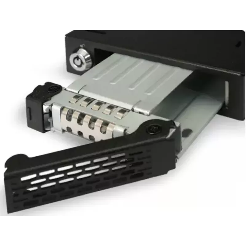ICY BOX Festplattenwechselrahmen MB991IK-B, 6,40cm (2.5), SAS - SATA, High Quality, schwarz Aluminium-Wechselrahmen für 6,40cm (2.5) Festplatten mit S