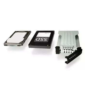 Disku nodalījuma panelis Icy Dock MB991TRAY-B melns sudrabains