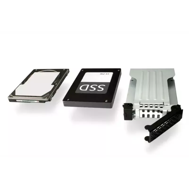 Disku nodalījuma panelis Icy Dock MB991TRAY-B melns sudrabains