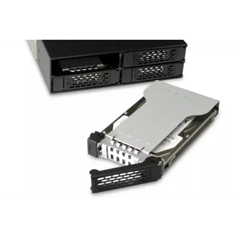 Disku nodalījuma panelis Icy Dock MB991TRAY-B melns sudrabains