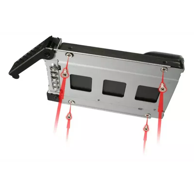 Disku nodalījuma panelis Icy Dock MB991TRAY-B melns sudrabains