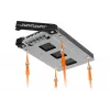 Cietā diska nodalījuma panelis Icy Dock MB992TRAY-B melns sudrabains