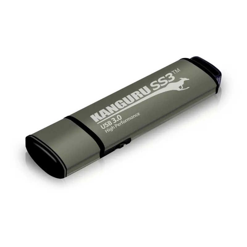 Kanguru SS3™ SuperSpeed USB3.0 64 GB | Drošs zibatmiņas disks | Fizisks rakstīšanas aizsardzības slēdzis | Saderīgs ar Windows “Ready Boost” | Vienkārša bezvadu iestatīšana | Plug and Play