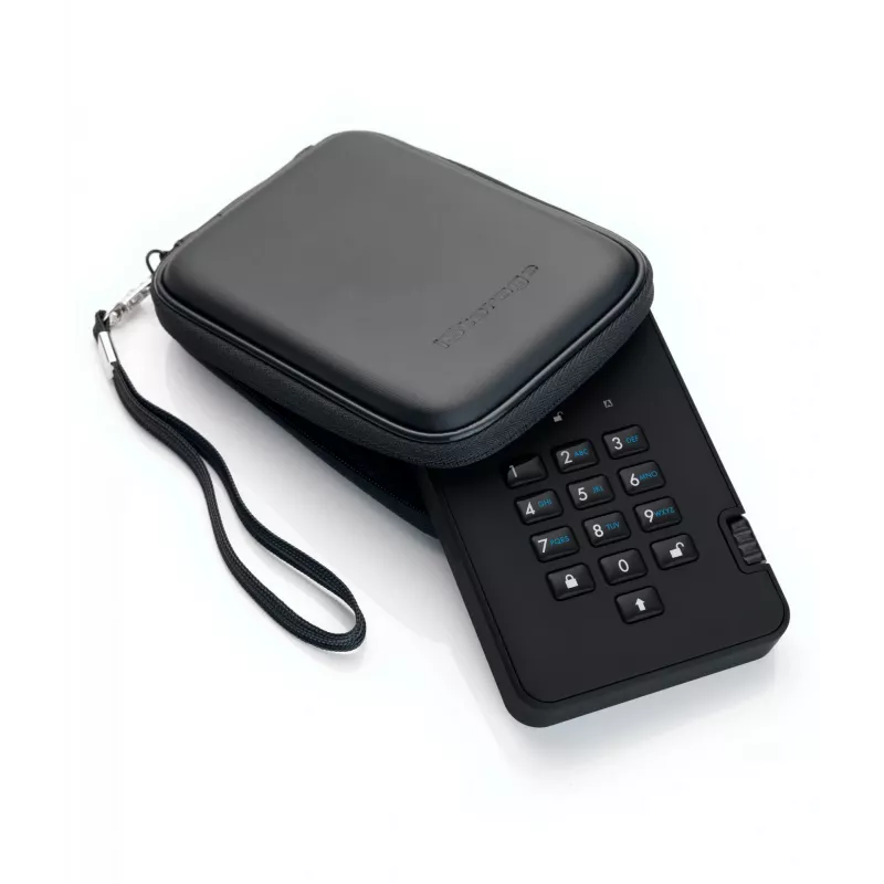 HDD iStorage 2TB USB 3.2 diskAshur2 Melns IS-DA2-256-2000-B