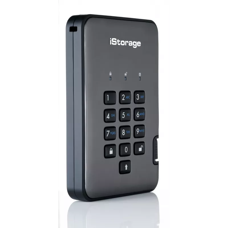 Cietais disks iStorage 2TB USB 3.2 IS-DAP2-256-2000-C-G