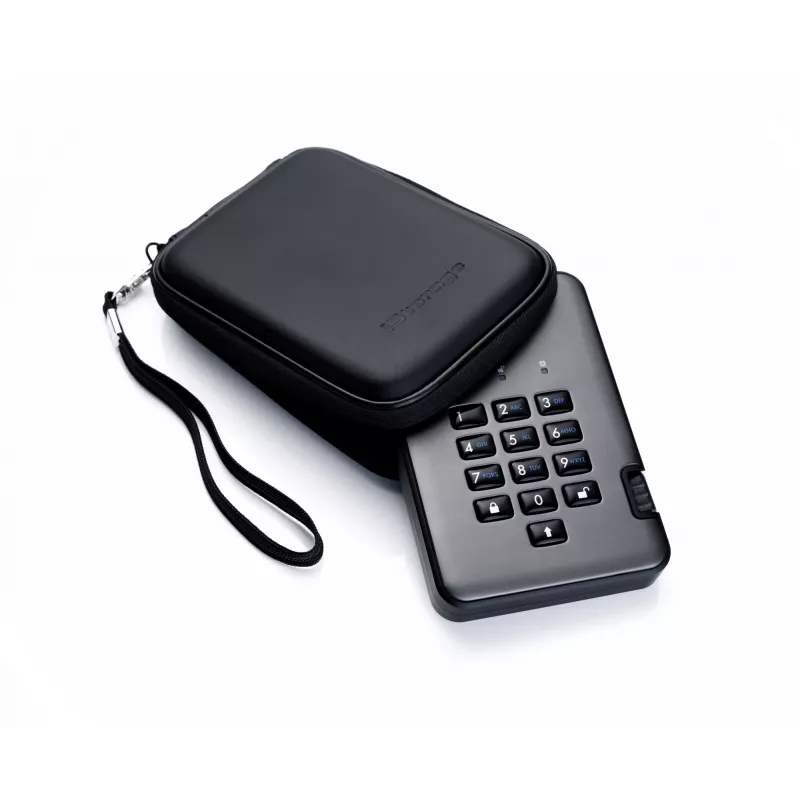 Cietais disks iStorage 2TB USB 3.2 IS-DAP2-256-2000-C-G