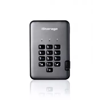 SSD disks iStorage 512GB 2,5 collu USB 3.2 IS-DAP2-256-SSD-512-C-G