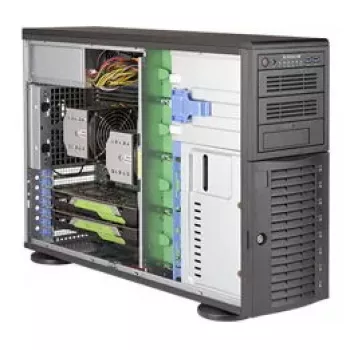 Datora korpuss Supermicro SuperWorkstation 7049A-T Rack 4U Melns