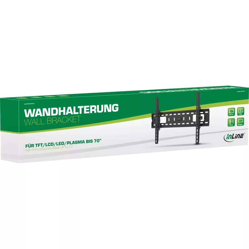 Sienas kronšteins InLine 23117A TFT LED Plazmai 32-70 collas