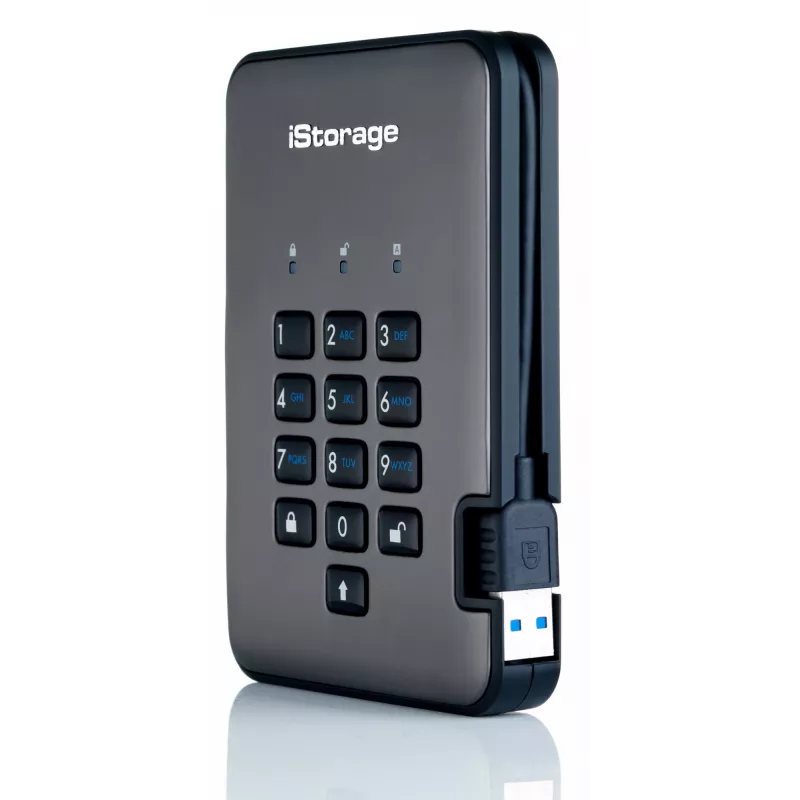 HDD iStorage 5TB USB 3.2 IS-DAP2-256-5000-C-G