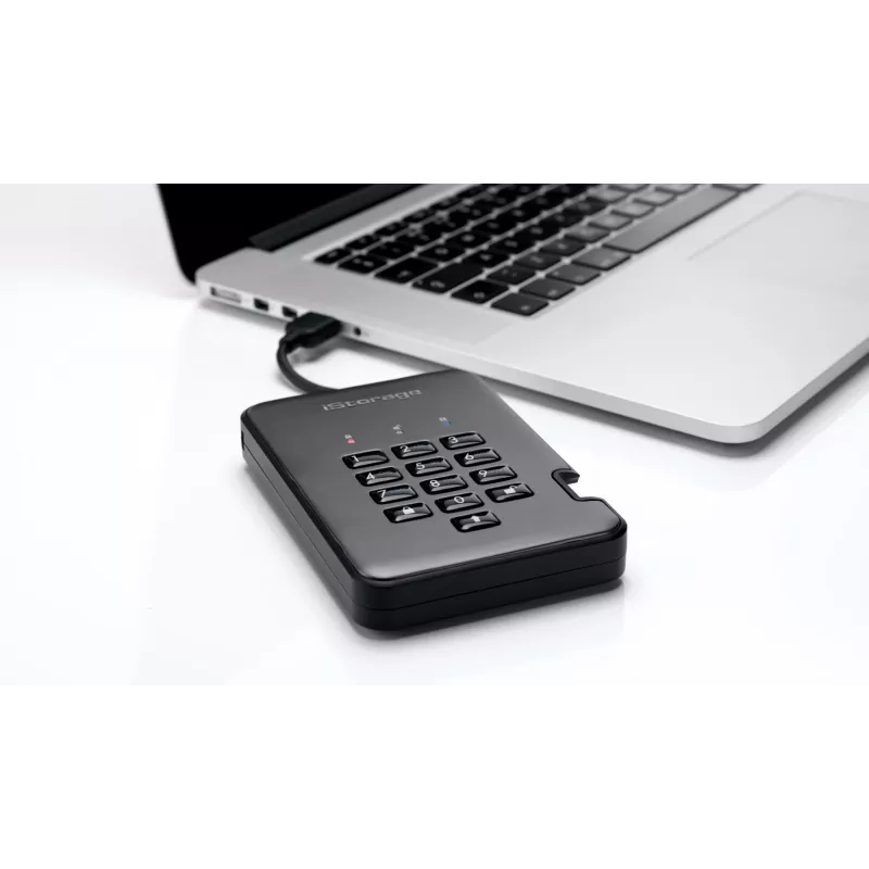 HDD iStorage 5TB USB 3.2 IS-DAP2-256-5000-C-G