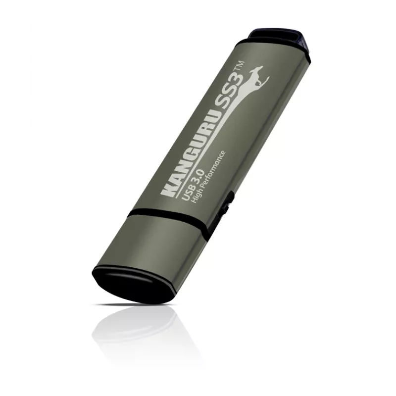 Kanguru SS3™ SuperSpeed USB3.0 512GB |Drošs zibatmiņas diskdzinis| Fizisks rakstīšanas aizsardzības slēdzis | Saderīgs ar Windows “Ready Boost” | Vienkārša iestatīšana bez draiveriem | Plug and Play