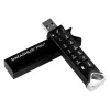 iStorage datAshur PRO2 64 GB | Drošs zibatmiņas disks | FIPS 140-2 3. līmeņa sertificēts | AES-XTS 256-bitu aparatūras šifrēšana | Ar paroli aizsargāts | Putekļu/ūdens izturīgs |