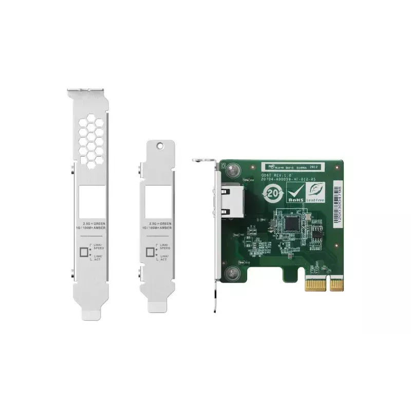 QNAP QXG-2G1T-I225 tīkla karte Iekšējais Ethernet 2500 Mbit/s