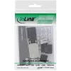 InLine RJ45 spraudnis Cat.8.1 2000MHz, uzstādāms uz vietas, ekranēts, ar skrūvējamu vāciņu