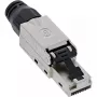InLine RJ45 spraudnis Cat.8.1 2000MHz, uzstādāms uz vietas, ekranēts, ar skrūvējamu vāciņu