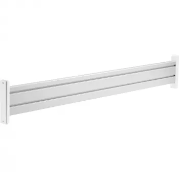 InLine Slatwall Panel Aluminium, galda montāžai, 1 m