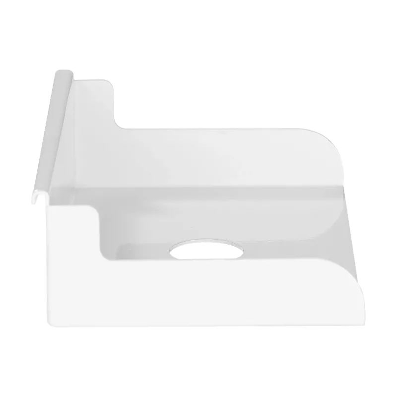 InLine Slatwall plaukts, mazs, balts, 180 mm x 120 mm x 55 mm