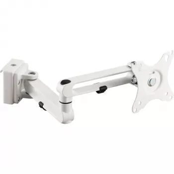 InLine Slatwall monitora kronšteins, garš, balts, 8 kg, 17 collas