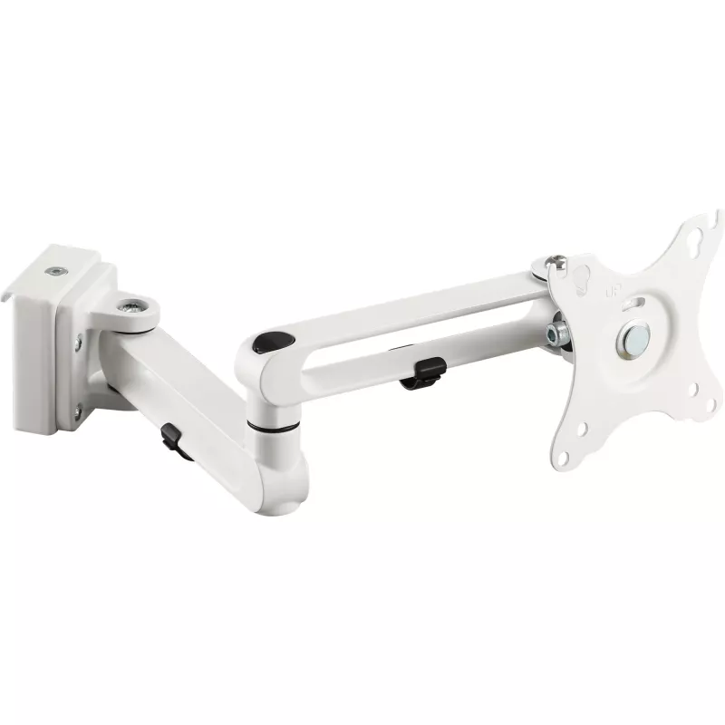 InLine Slatwall monitora kronšteins, garš, balts, 8 kg, 17 collas