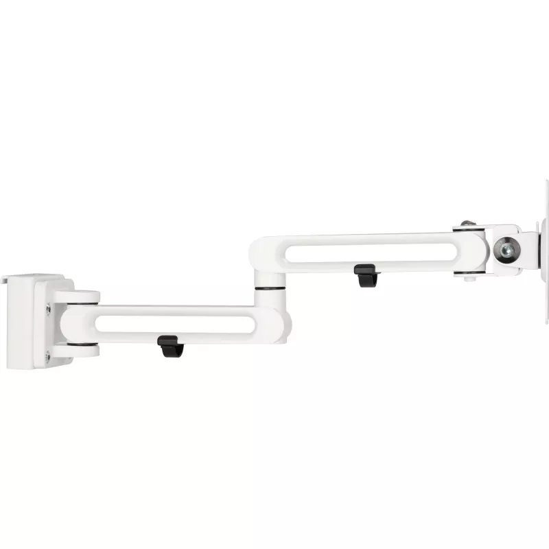 InLine Slatwall monitora kronšteins, garš, balts, 8 kg, 17 collas