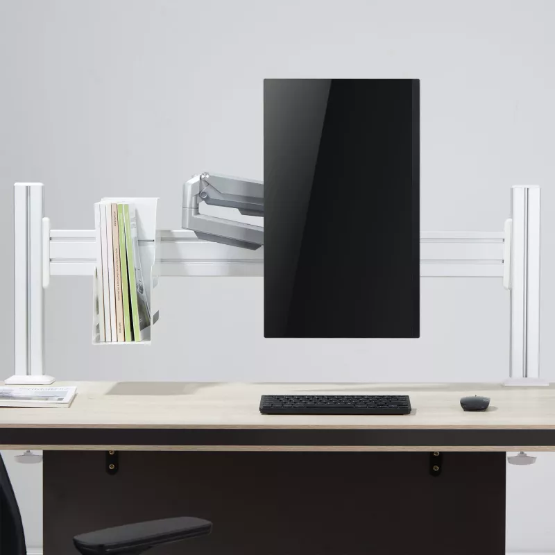 Monitora turētājs InLine 23183C sudrabains, maks. svars 9 kg, min. ekrāns 17 collas