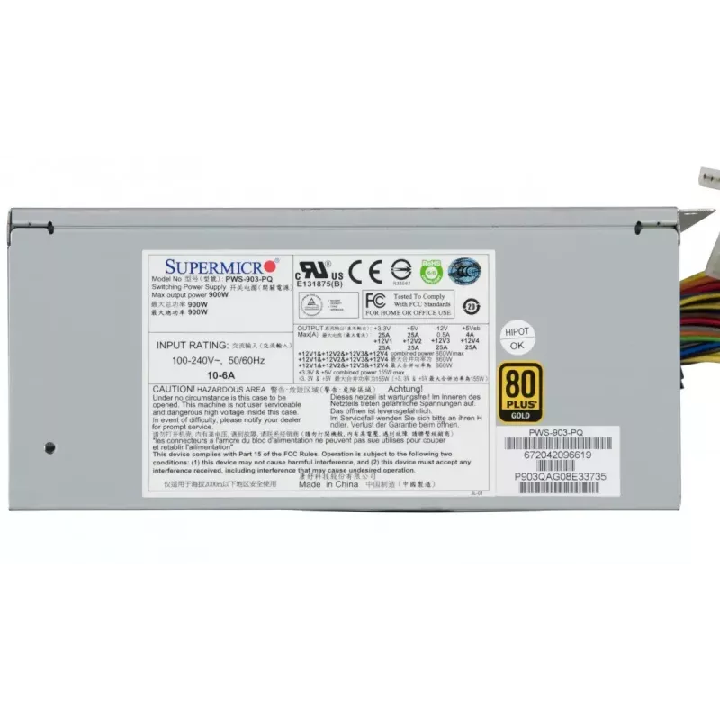 Barošanas bloks Supermicro PWS-903-PQ 900 W