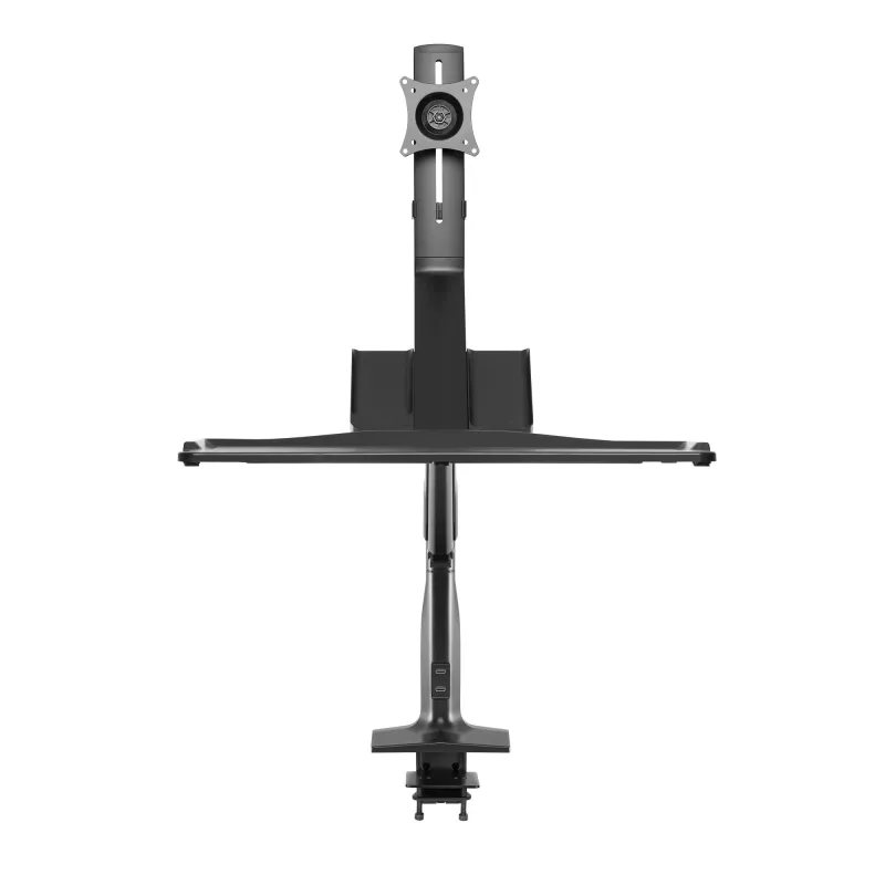 InLine darbstacijas galda stiprinājums ar pacēlāju, pārvietojams, līdz 81 cm (32 collas) / 9 kg