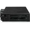 U.2 uz SlimSAS NVMe adaptera korpuss, icy dock ToughArmor MB105VP-B, PCIe 4.0, atbalsta 2x 2,5 collu diskus, 1x 5,2 collu nodalījums