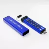 iStorage datAshur PRO+C 128GB | FIPS 140-3 Level 3 Certified | Secure USB Type-C drive | AES-XTS 256-bit Hardware Encryption | PIN protected | Type C-A adapter included