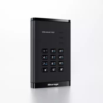 SSD disks iStorage 4TB 2,5 collu USB Type-A USB Type-C IS-DAP3-256-SSD-4000-F