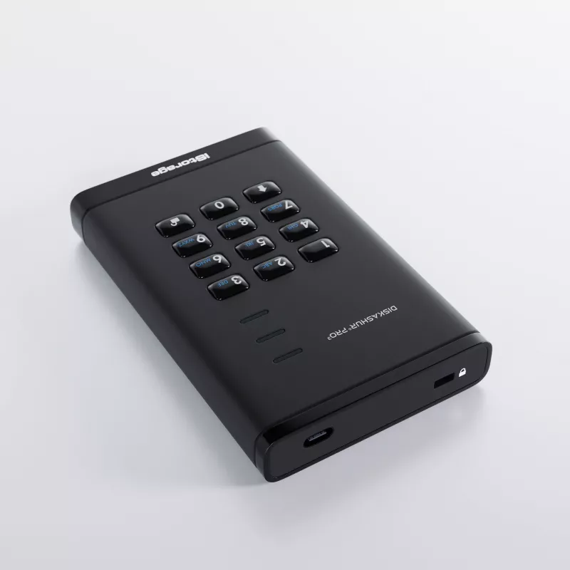 SSD disks iStorage 4TB 2,5 collu USB Type-A USB Type-C IS-DAP3-256-SSD-4000-F