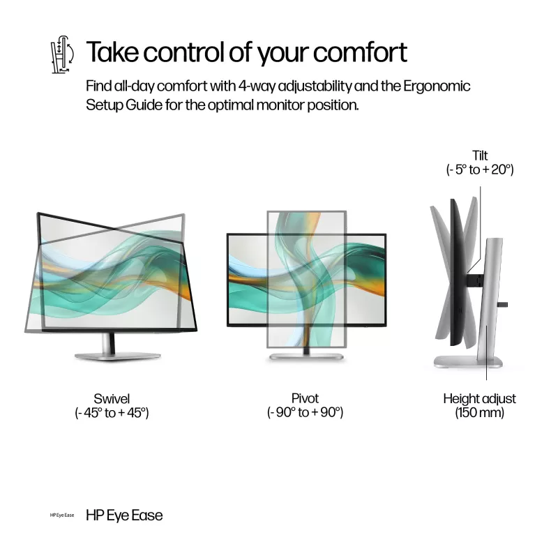 HP Series 5 Pro 27 collu QHD USB-C monitors - 527pu