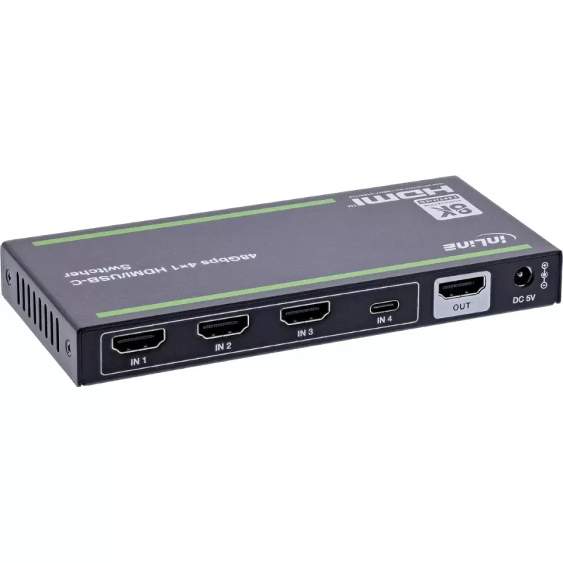 InLine 57885B video slēdzis HDMI