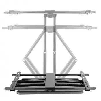 InLine Premium Aluminium Wall Mount for plakans TV 37-80 inch balta 70 kg