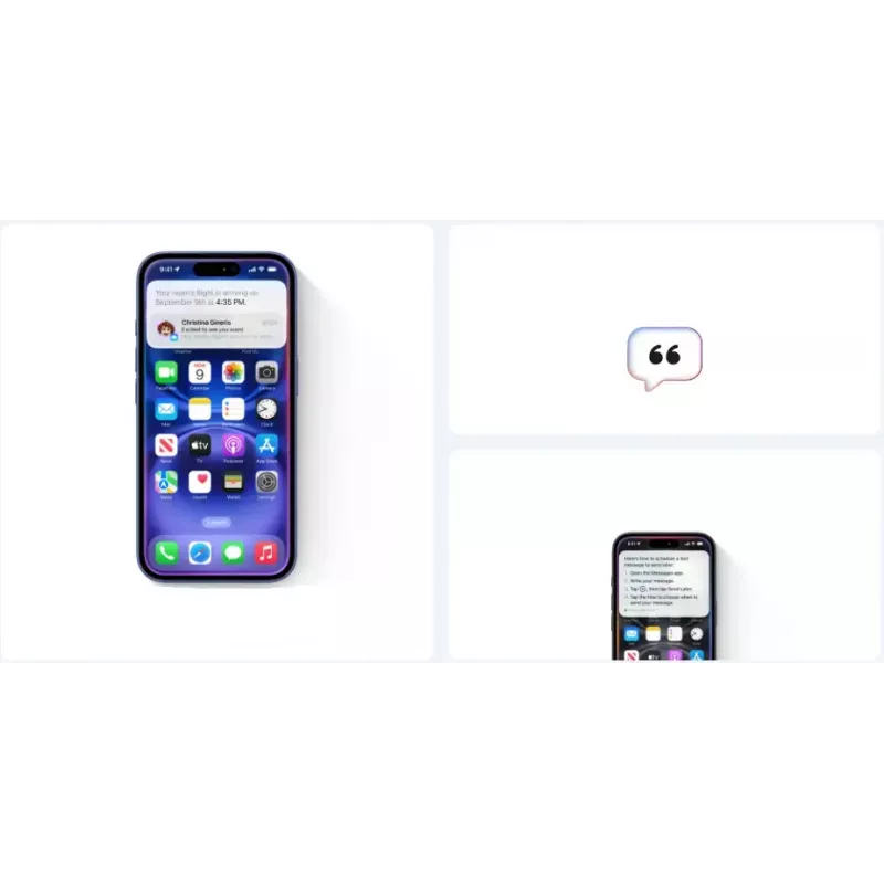 Viedtālrunis Apple iPhone 16 — 6,1 collas (15,5 cm), A18, 128 GB, Divas SIM, 48 MP divkameru aizmugurē, Tirkīzzils