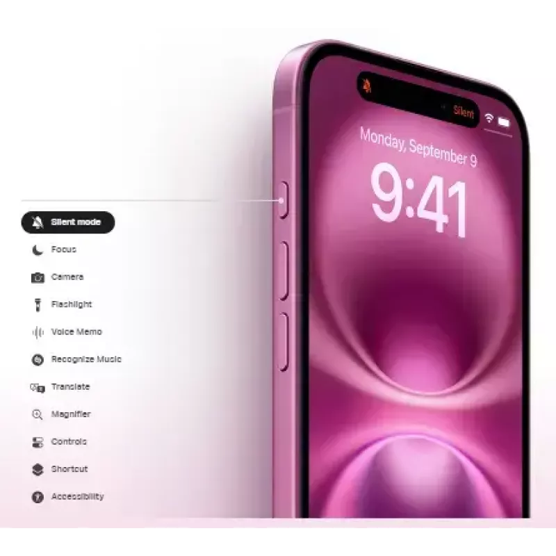 Viedtālrunis Apple iPhone 16 — 6,1 collas (15,5 cm), A18, 128 GB, Divas SIM, 48 MP divkameru aizmugurē, Tirkīzzils