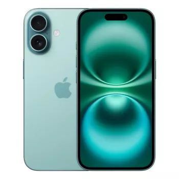 Viedtālrunis Apple iPhone 16 — 6,1 collas (15,5 cm), A18, 128 GB, Divas SIM, 48 MP divkameru aizmugurē, Tirkīzzils