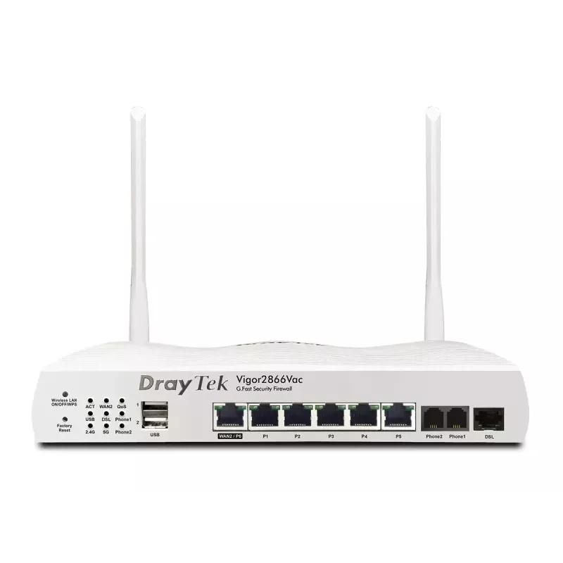 Galda maršrutētājs DrayTek Vigor 2866AX Dual-band Wi-Fi 6