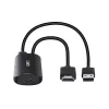 HDMI uz USB Type-C pārveidotājs Lindy 43423 ar USB strāvas ieeju, 0,2 m kabelis, HDMI + USB-C savienotāji