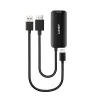 HDMI uz USB Type-C pārveidotājs Lindy 43423 ar USB strāvas ieeju, 0,2 m kabelis, HDMI + USB-C savienotāji
